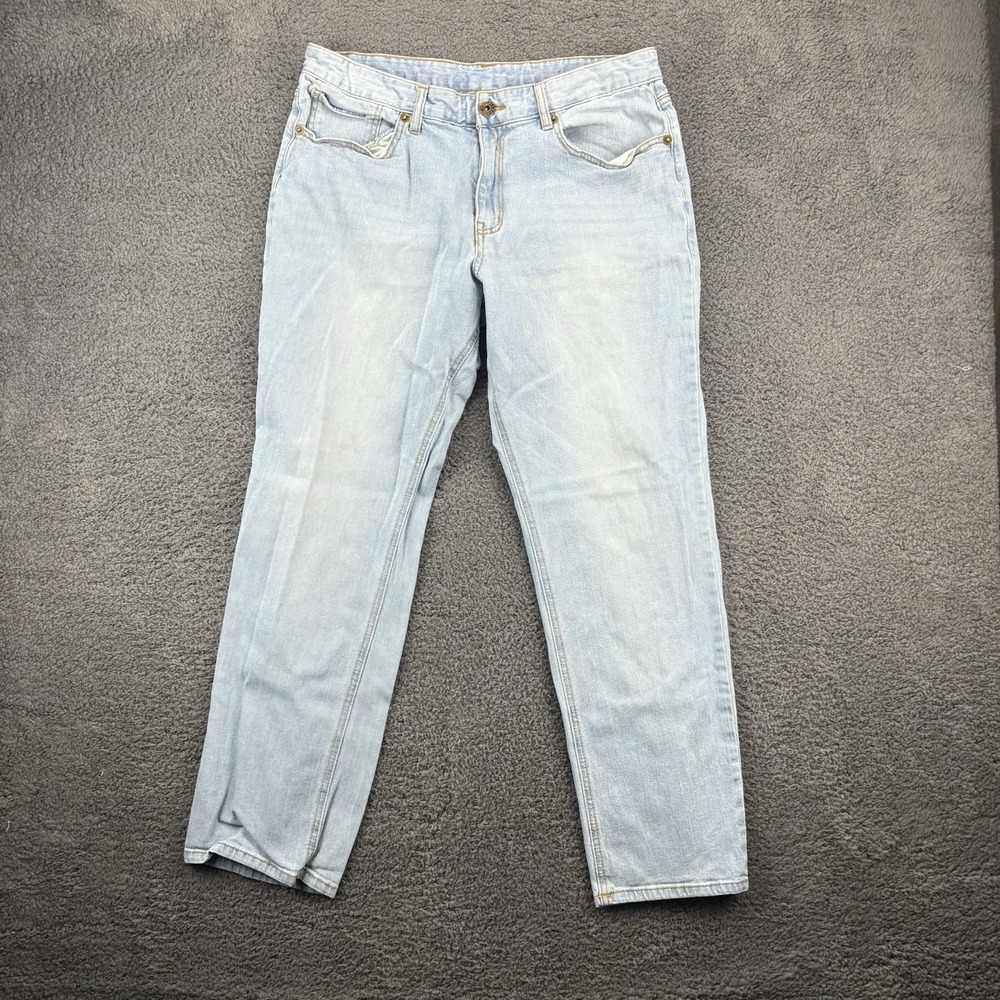 RB Denim Jeans Men 36x32 (33x28) Light Wash Bootcut Blue Stretch‎ Denim